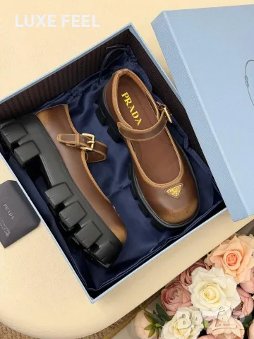 Prada ⚜️Естествена кожа ⚜️36-41⚜️Дамски Обувки , снимка 2 - Дамски ежедневни обувки - 55665283