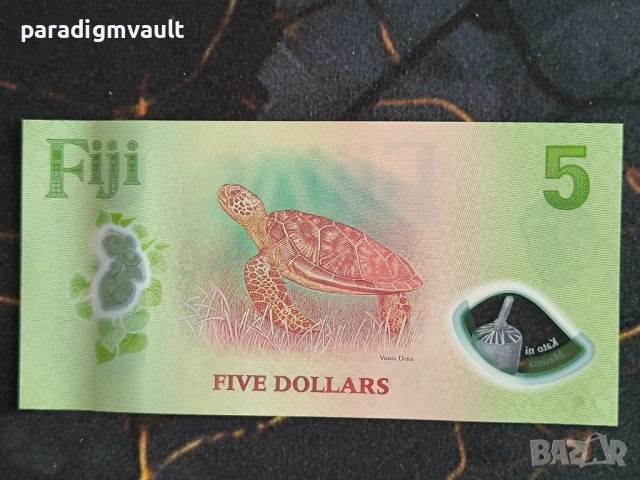 Банкнота - Фиджи - 5 долара UNC | 2025г., снимка 2 - Нумизматика и бонистика - 54130340