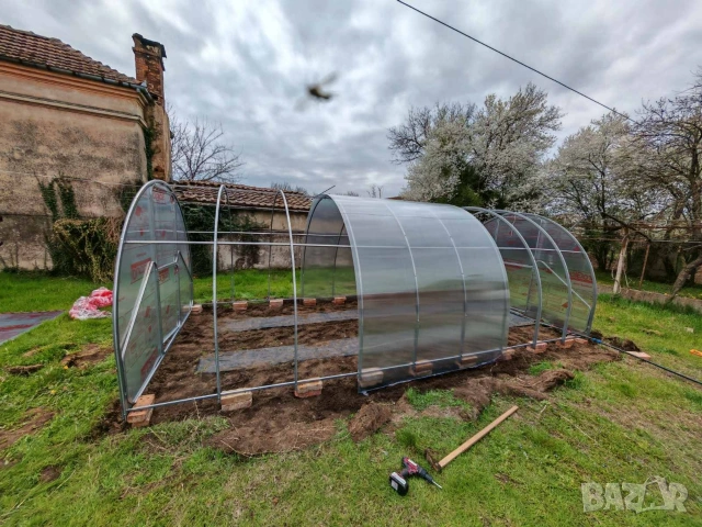 Оранжерия с поликарбонат - лесен монтаж , снимка 3 - Оранжерии - 54153991