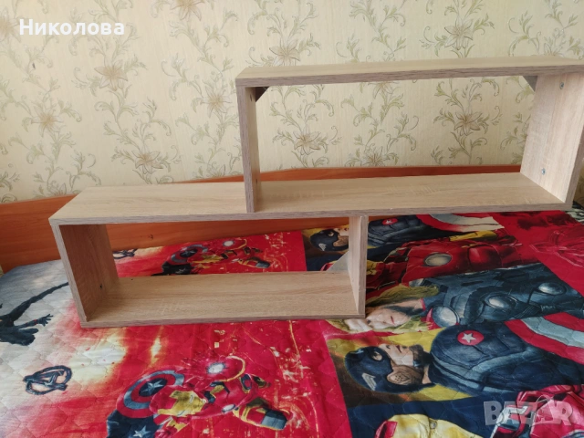 Комплект от две етажерки за стена., снимка 3 - Етажерки - 54303618