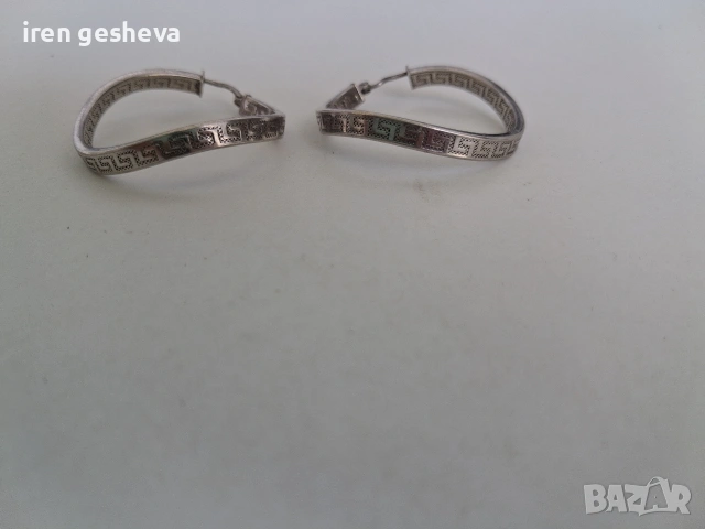 красиви сребърни обеци, снимка 2 - Обеци - 55204149
