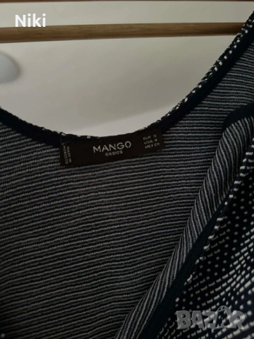 Елегантна вталена рокля MANGO Basics, снимка 3 - Рокли - 54742045