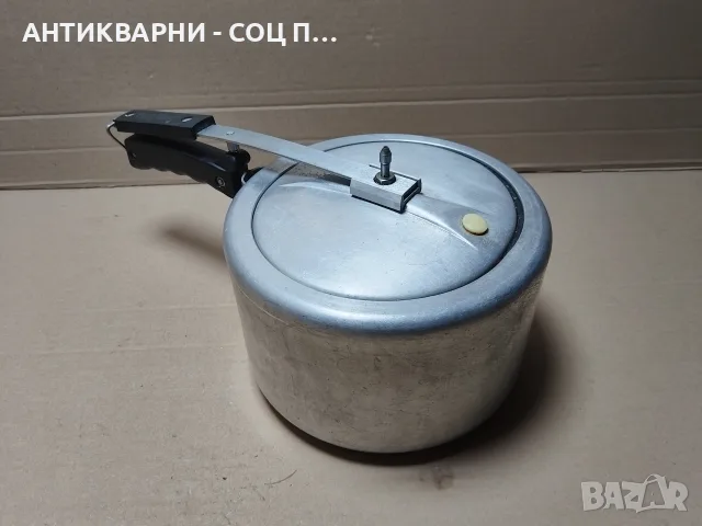 Стара Соц Италианска Алуминиева Тенджера Под Налягане PRONTO / 4 Литра. / НОМЕР 1094.