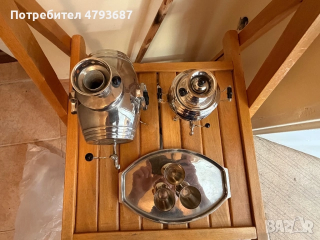 Малки самовари, снимка 4 - Антикварни и старинни предмети - 54649358