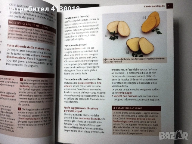 33хPatate - 33 рецепти с картофи (Готварска книга на италиански език), нова, запечатана, снимка 7 - Специализирана литература - 54315005
