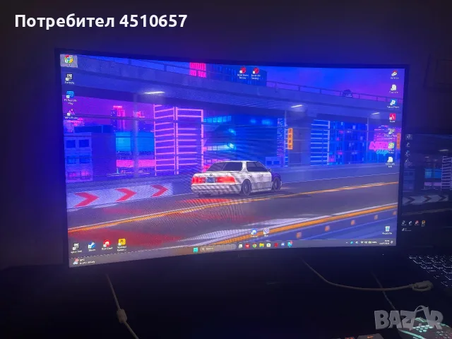 Монитор на dell nvidia, снимка 2 - Монитори - 55509478