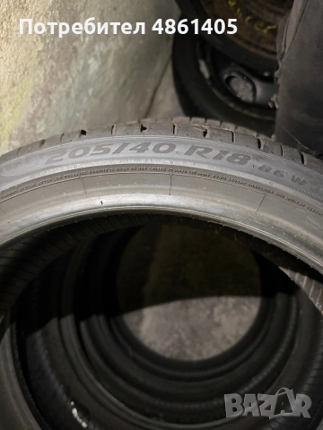 Летни гуми Pirelli Pzero, 205/40/18 DOT 2019, в много добро състояние. , снимка 4 - Гуми и джанти - 54970381