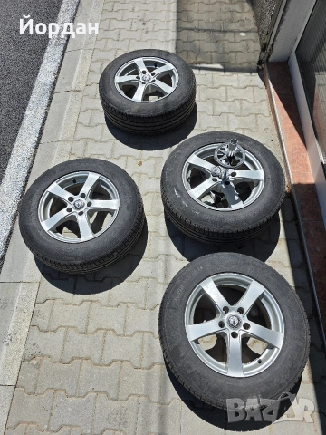 лети джанти 16" 5х114.3 с летни гуми