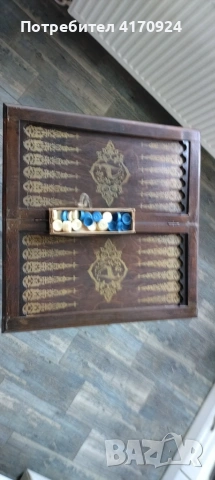 Дъска за игра на табла 64/64 см. (голяма), снимка 2 - Шах и табла - 55104714