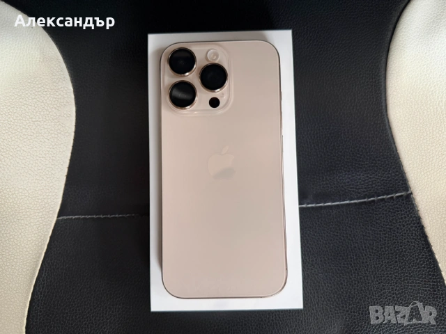 [ТОП] iPhone 16 Pro 256GB Desert Titanium - 100% батерия, без забележки, в гаранция