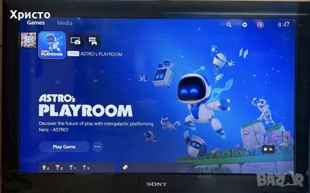 ПЕРФЕКТНА!!! Конзола Sony PlayStation 5 Slim Disc Edition, 1TB + 2 оригинални DualSense + GTA V, снимка 4 - PlayStation конзоли - 55550552