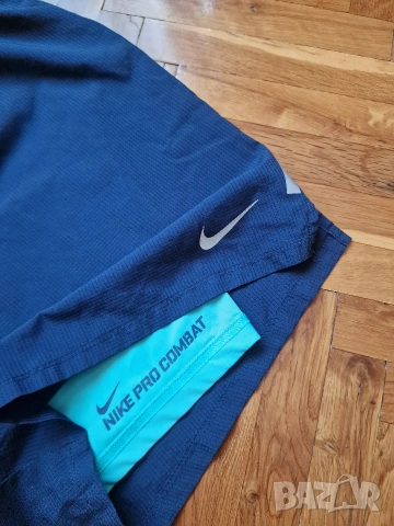 Страхотни мъжки къси шорти с клин NIKE размер L , снимка 3 - Къси панталони - 55267723