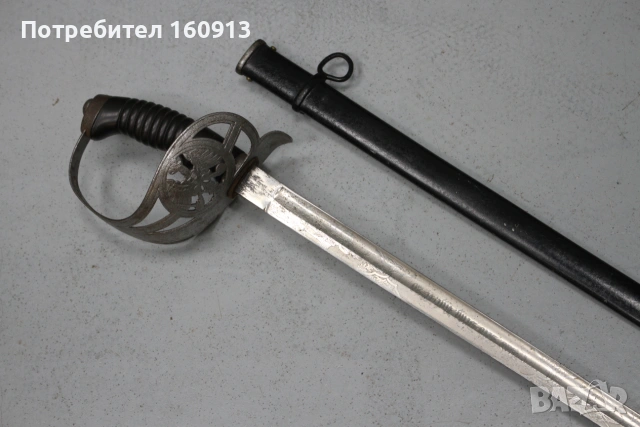 Немска империя пруска сабя двустранно гравирана., снимка 3 - Антикварни и старинни предмети - 54963099
