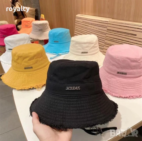 Jacquemus Нова Дамска Лятна Шапка Различни Цветове , снимка 13 - Шапки - 55173130