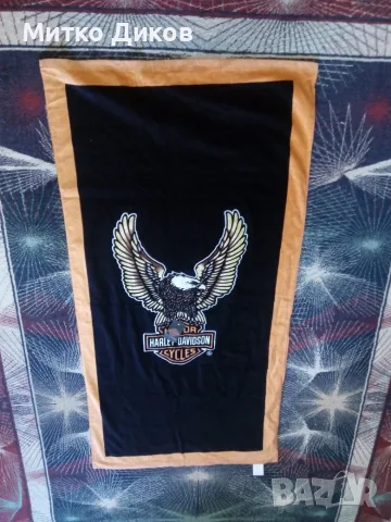 Harley Davidson нови кърпа 140х63 см и лятна шапка нова, снимка 9 - Шапки - 55513347