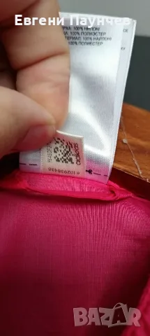 Adidas размер М (S) дамско тънко яке тип ветровка в розово , снимка 4 - Якета - 55419180