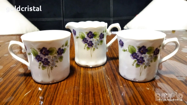 полски порцелан чаени чаши и латиера каничка 
