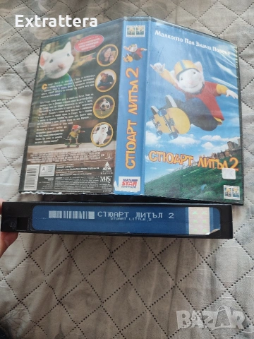 Видеокасета Стюарт Литъл 2 VHS, снимка 2 - Анимации - 54552624