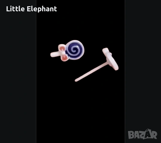 Bioceramic ​🍭 Сладки Обеци "Вълшебна близалка" – Ръчна изработка