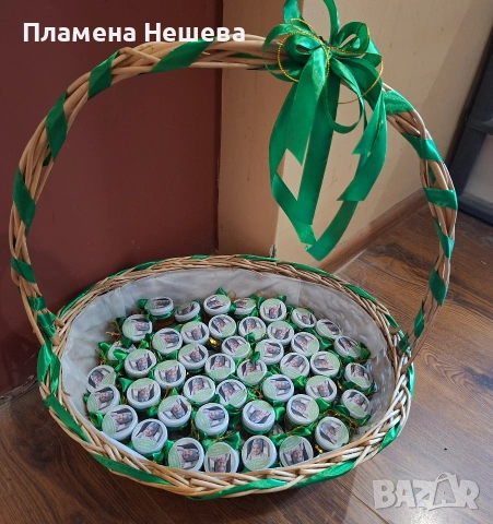 Малки бурканчета с мед за кръщене!, снимка 3 - Декорация - 54899930