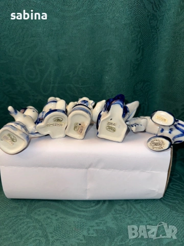 Руски фигурки/статуетки Гжел/Гжель, снимка 6 - Колекции - 52253793