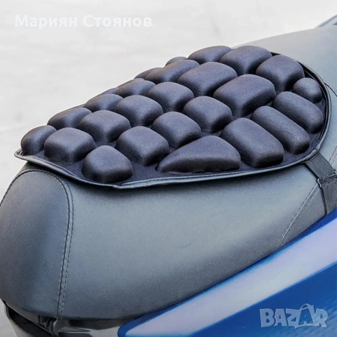 Подложка за седалка на мотор/ Възглавница за мотор гел седалка 3D Мото възглавничка мрежа омекотител, снимка 5 - Аксесоари и консумативи - 55015272