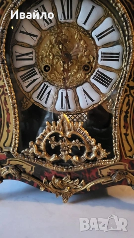 Каминен часовник , снимка 3 - Антикварни и старинни предмети - 54063350