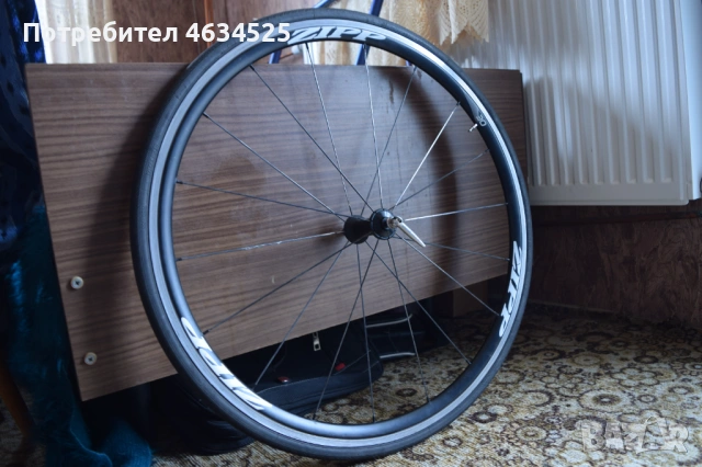Предна Клинчер Капла ZIPP 30 + външна гума, снимка 4 - Части за велосипеди - 54884639