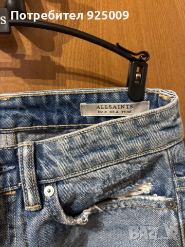 Дънкова пола allSaints, снимка 3 - Поли - 54988168