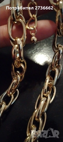 Масивно колие " Сърце " , снимка 4 - Колиета, медальони, синджири - 54147991