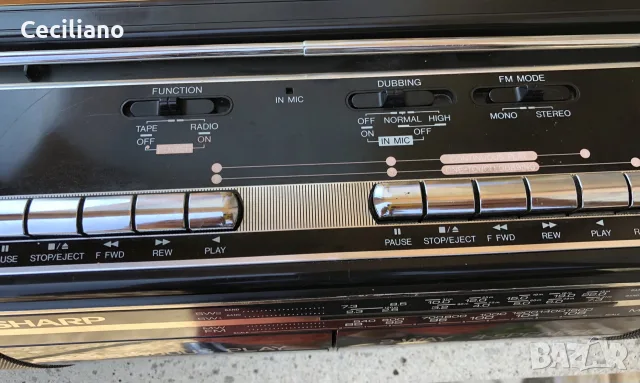 Радиокасетофон Sharp WQ-267Z , снимка 10 - Радиокасетофони, транзистори - 55450188