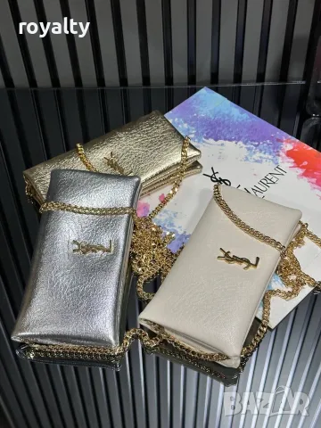 Yves Saint Laurent Нова Дамска Кожена Чанта Различни Цветове YSL, снимка 3 - Чанти - 55338970
