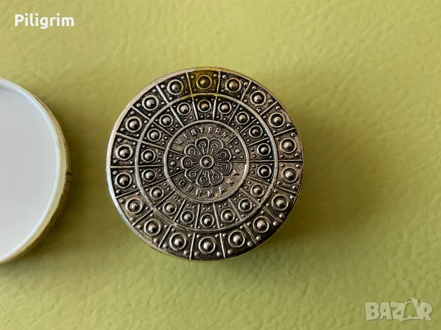 Джобна кутия за хапчета (pill box), 1950 г., Западна Германия., снимка 5 - Колекции - 55673501