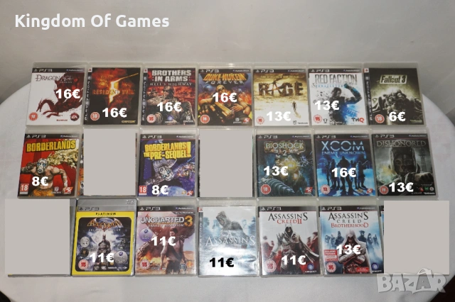 Игри за PS3 Dragon Age/Duke Nukem/Rage/Red Faction/Borderlands 1 2/Bioshock 1 2/Ratchet And Clank/