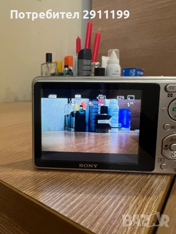 Фотоапарат Sony 10,1 Mp с подаръци, снимка 5 - Фотоапарати - 54625711