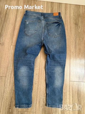 Zara Man дънки Carrot Fit 34, снимка 3 - Дънки - 54493454