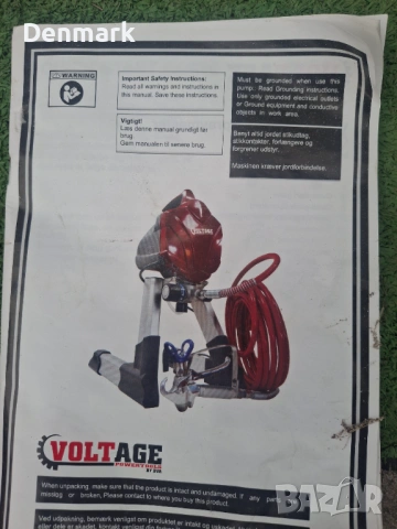 Машина за безвъздушно боядисване, снимка 4 - Други инструменти - 54220586