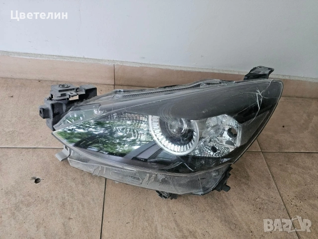 Ляв фар Mazda 2 lqv far Мазда 2, снимка 2 - Части - 54488528