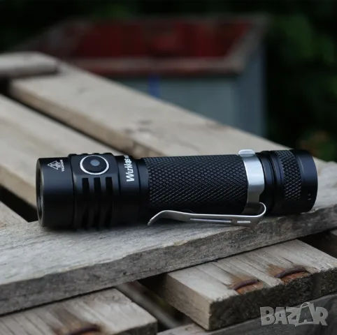 Мощно Тактическо Фенерче EDC Wurkkos WK03 1800LM Luminus SST40 LED IP68 18650 ATR TIR Оптика 90° Лъч, снимка 10 - Екипировка - 55296226