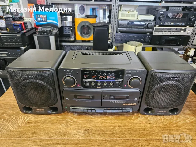Радиокасетофон Sony CFS-715S – Култова винтидж стерео система от 90-те години, снимка 10 - Радиокасетофони, транзистори - 55405588