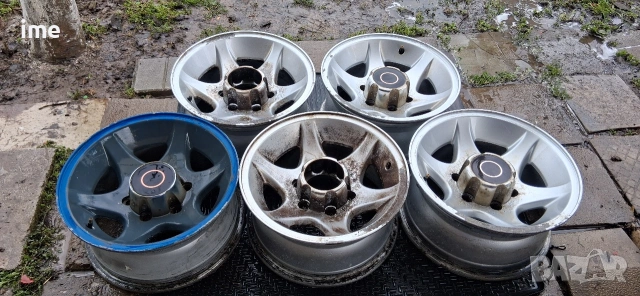 5бр ляти джипови джанти 7J15. 6x139.7. OEM 91140444. Свалени са от Opel Frontera..., снимка 14 - Гуми и джанти - 53979162