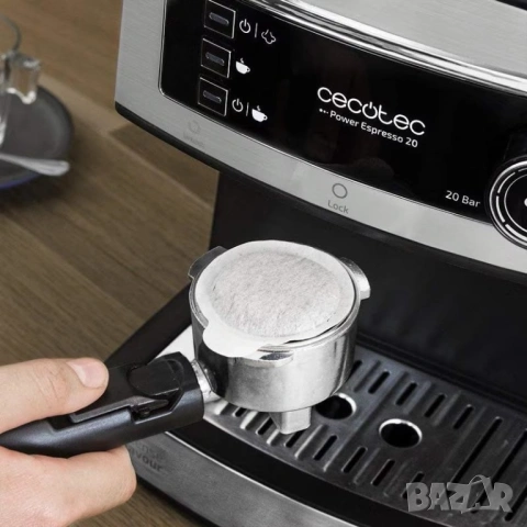 Кафемашина Express CECOTEC Power Espresso 20, 850 W, снимка 5 - Кафемашини - 54901729
