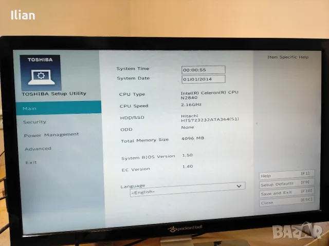 Дънна платка от лаптоп Toshiba L50 , снимка 5 - Части за лаптопи - 55389456