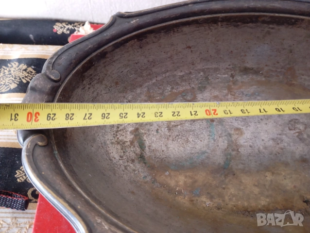 Стара посребрена купа,фруктиера, снимка 2 - Други ценни предмети - 54286318