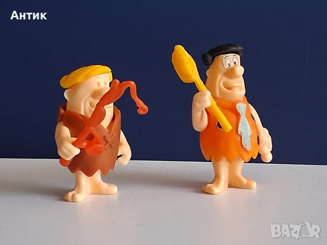 Стари Играчки Kinder Фред и Барни, снимка 4 - Колекции - 55075878