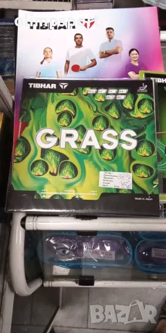 гума за тенис на маса tibhar grass ox червена нова дълъг зъб за отбрана