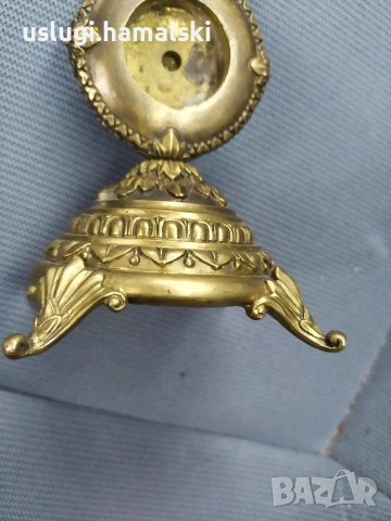 Авторска бронзова скулптура/часовник Влад Маслов, снимка 5 - Антикварни и старинни предмети - 54035466