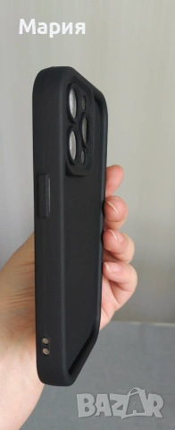 Кейс iPhone 15 Pro Чисто Нов Черен Мат Матиран ефект, снимка 14 - Калъфи, кейсове - 55266009
