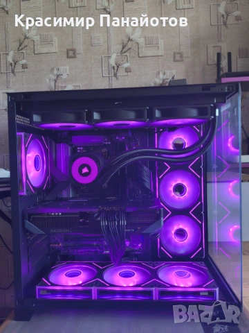 ЧИСТО НОВ! Геймърски компютър - R7 9850X3D / 32GB 6400MHz / RX 9070 XT 16GB / 2TB NVME / 1000W, снимка 3 - Геймърски - 54641398