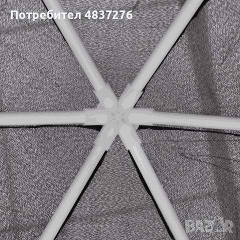 Шестоъгълна сива градинска шатра с мрежа против комари, 2 входа и здрава стоманена конструкция. , снимка 8 - Градински мебели, декорация  - 54761867